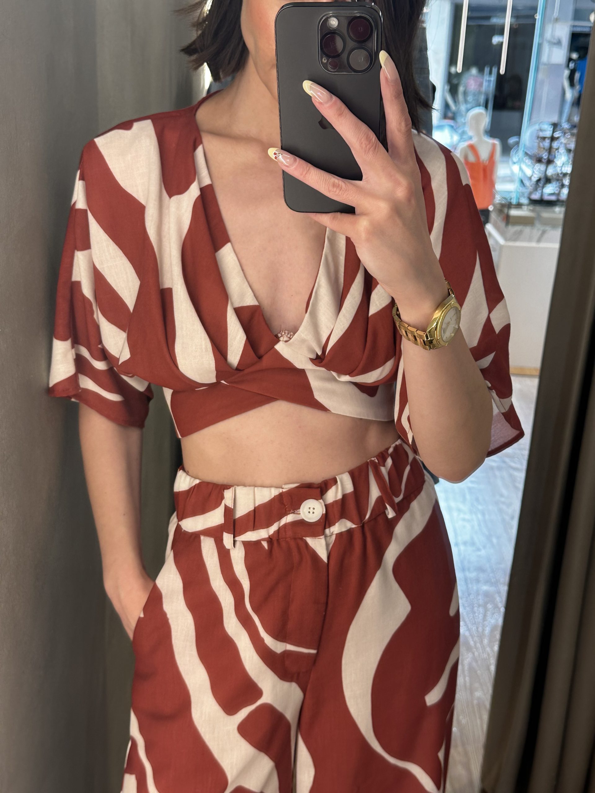 IMG_9046 Africa Wine Blouse - Image 1