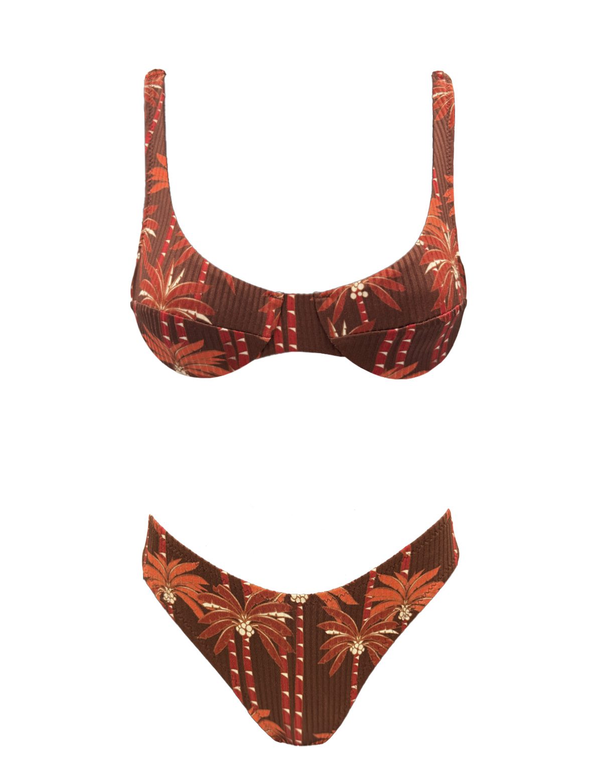 palms-eirini Coconut Palms D Cup Bikini - Image 1