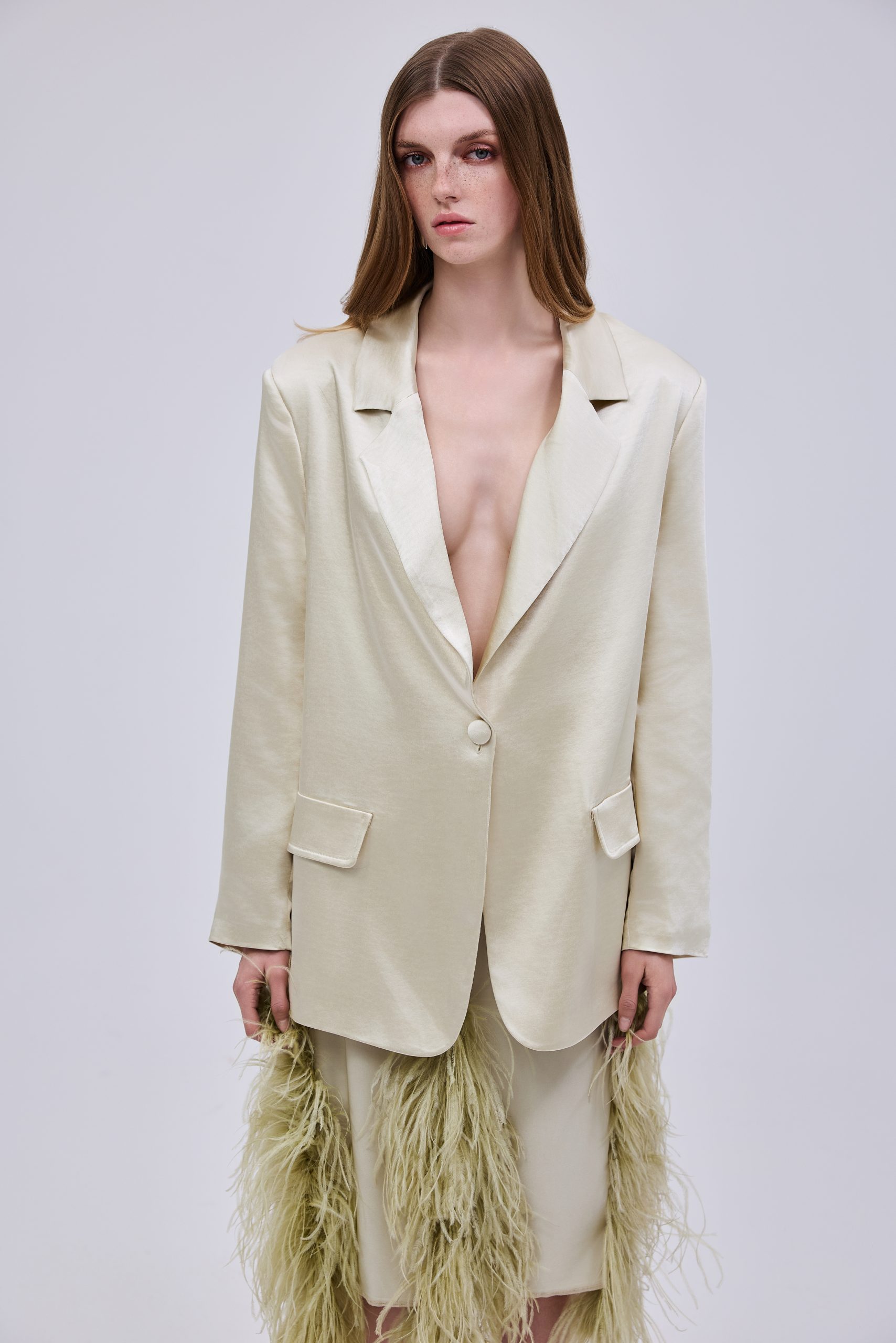 Y8A1254-1-scaled Satin Ivory Blazer - Image 1