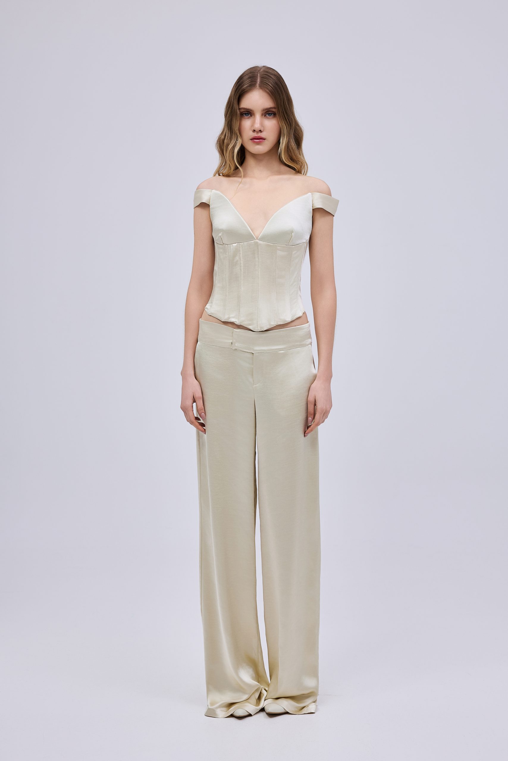 Y8A1495-1-scaled Satin Ivory Pants - Image 1