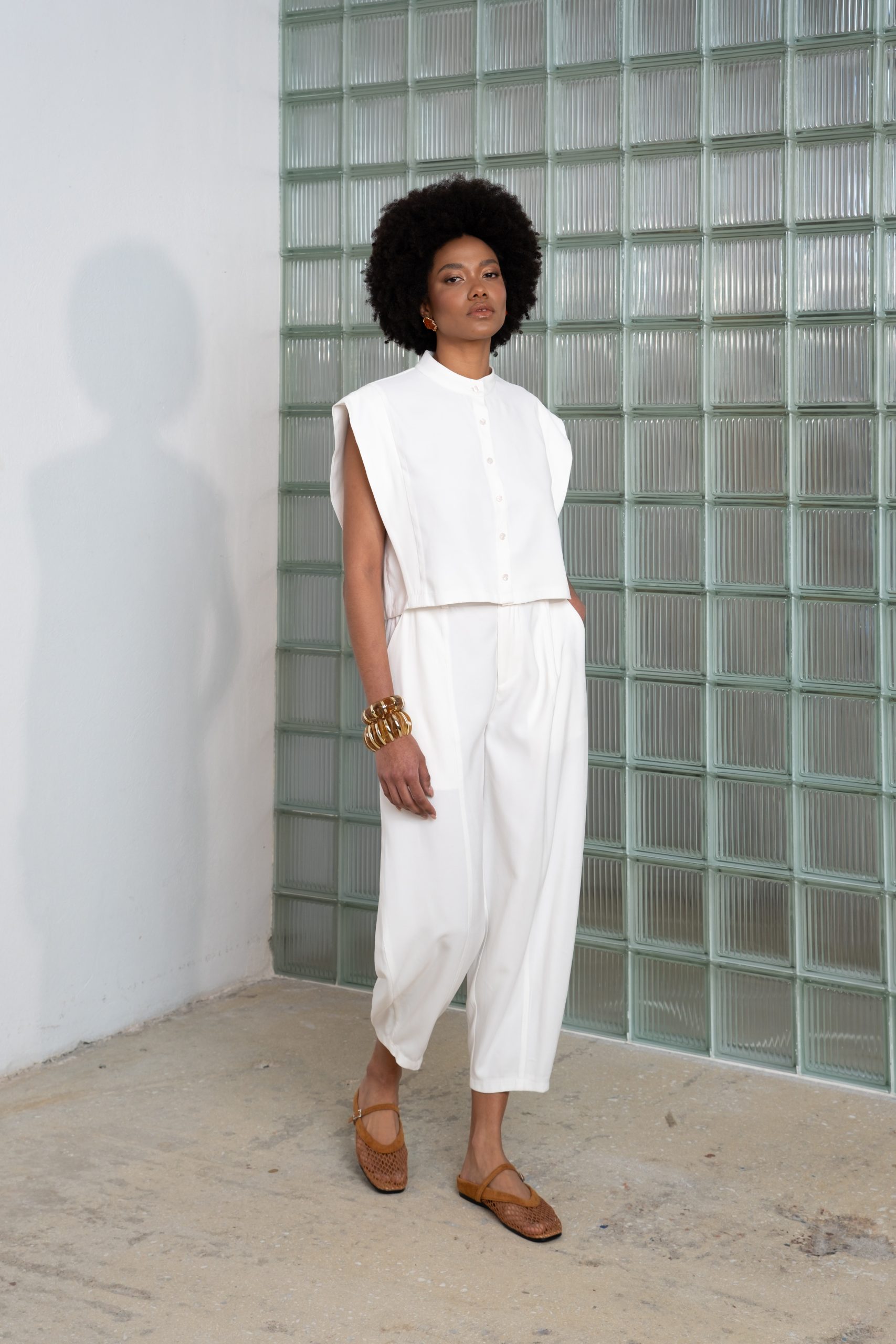DSCF2012 Mystique Pants | White - Image 1